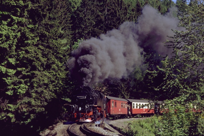 99&nbsp;7245 P&nbsp;14402 an der Flussbrücke im Thumkuhlental, am 22.05.1988