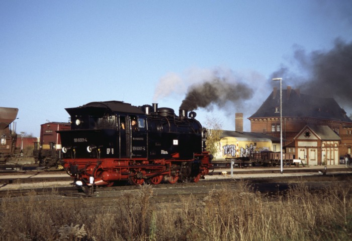 99&nbsp;6001 Umsetzen in Gernrode, am 31.10.2005