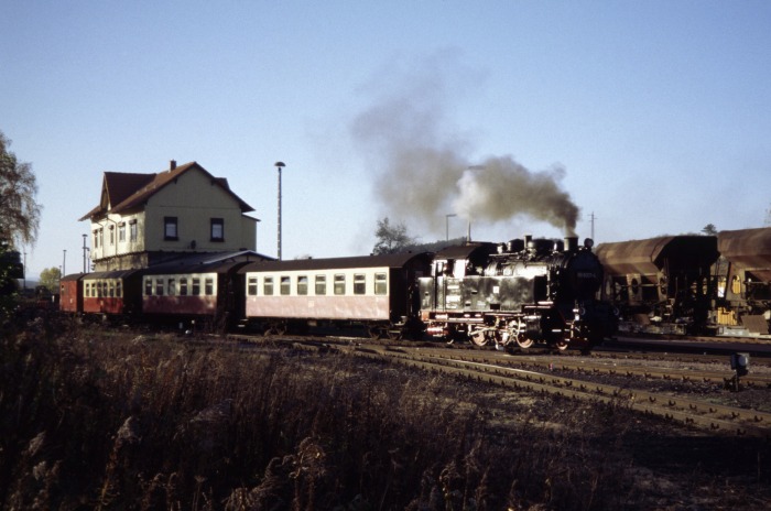 99&nbsp;6001 Umsetzen für Zug&nbsp;8955 in Gernrode, am 31.10.2005