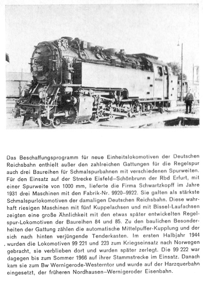 Kurzbeschreibung der Lokomotive 99&nbsp;222 - Teil&nbsp;2