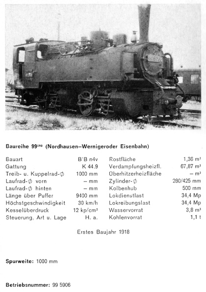 Kurzbeschreibung der Lokomotive 99&nbsp;5906 - Teil&nbsp;1