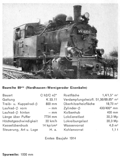Kurzbeschreibung der Lokomotiven 99&nbsp;6101 und 6102 - Teil&nbsp;1