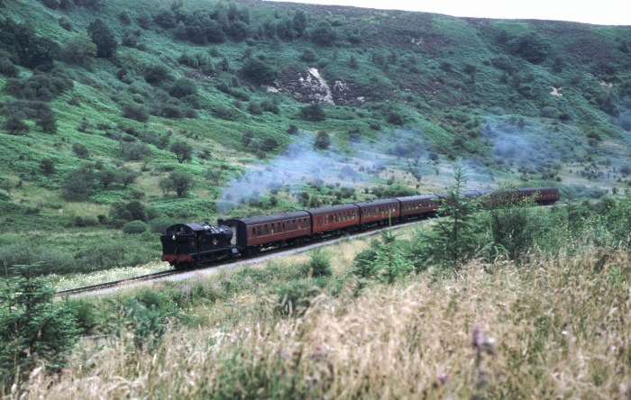 4277&nbsp;Tv Zug nach Grosmont im nördlichen Newton Dale, 11.08.2000