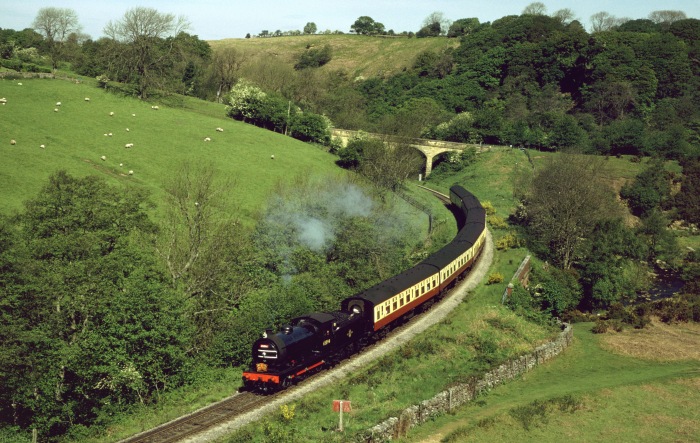 65894 morgens in der Darnholm-Kurve, 01.06.2002
