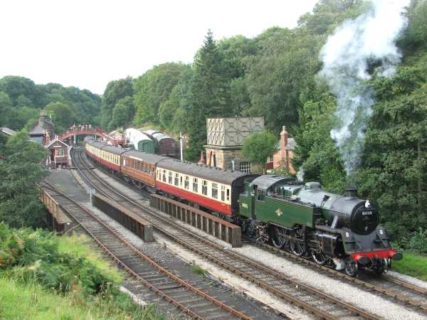 80135 Ausfahrt Goathland, August 2005