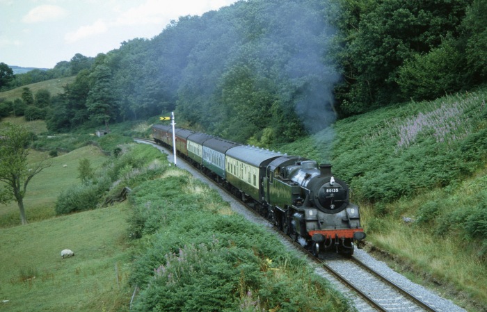 80135 an der 2.Brücke bei Green&nbsp;End, 30.07.2006