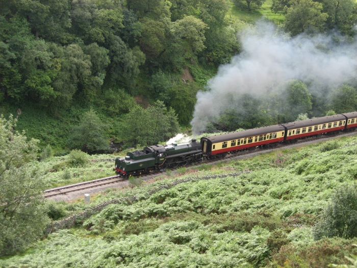 75029&nbsp;Tv mit Zug Whitby&rarr;Pickering, bei Water&nbsp;Ark, um 14:41h am 15.08.2008