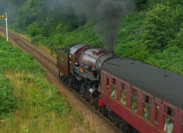 Schublok USATC&nbsp;2253 bei Green&nbsp;End, um 14:43h am 05.08.2019