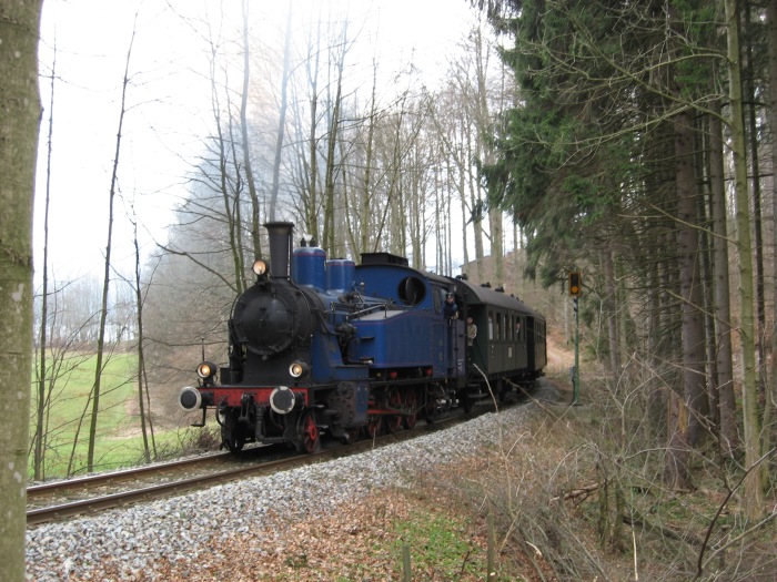 Letzte Bergfahrt der TAG&nbsp;7 hinter Gmund am 18.03.2007