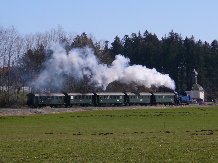 TAG&nbsp;7&nbsp;Tv mit Sonderzug zwischen Schaftlach und Moosrain, am 11.03.2007